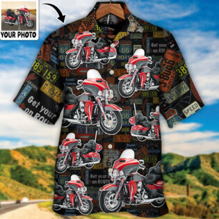 Motorcycle Ride Biker So Many Roads So Little Time Custom Photo - Hawaiian Shirt - Personalized Photo Gifts, Custom Photo Gifts, Personalized Gifts Ideas for men and women, kids - Owl Ohh