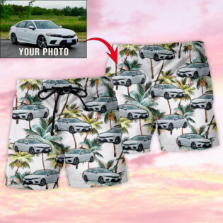 Car Various Style Custom Photo - Beach Short - Owl Ohh - Owl Ohh