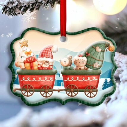 Christmas Santa Is Coming Xmas Lover - Horizonal Ornament - Owl Ohh - Owl Ohh