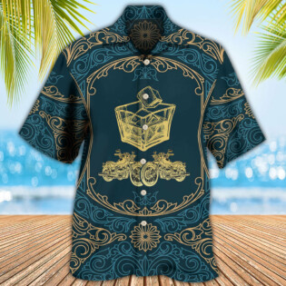 Wine Rum I Like Rum And Motorcycles - Hawaiian Shirt - Owl Ohh - Owl Ohh