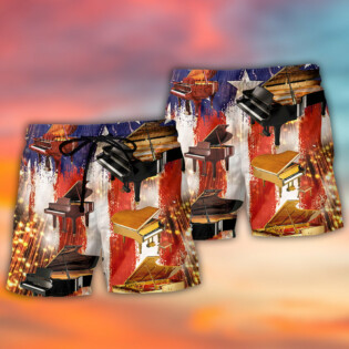 Piano Independence Day - Beach Short - Owl Ohh - Owl Ohh