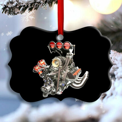 Hot Rod Christmas Merry Xmas To You - Horizonal Ornament - Owl Ohh - Owl Ohh