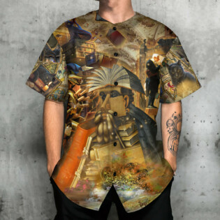 Book Mysterious Librarian - Baseball Jersey - Owl Ohh - Owl Ohh