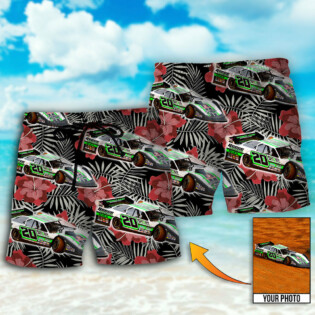 Car Cool Various Style Custom Photo - Beach Short - Owl Ohh - Owl Ohh