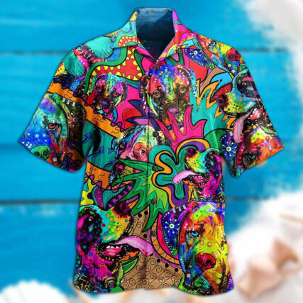 Hippie Dogs Colorfull Style - Hawaiian Shirt - Owl Ohh - Owl Ohh