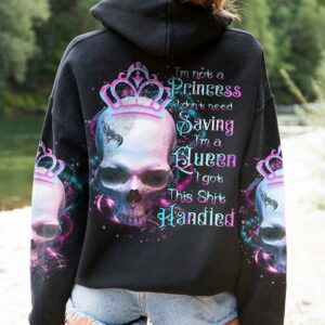 I GOT THIS S HANDLED CROWN SKULL ALL OVER PRINT - TLTR3012221