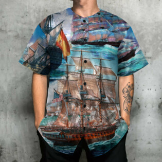 Sailing Come Away With Me - Baseball Jersey - Owl Ohh - Owl Ohh