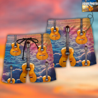 Guitar Various Style Custom Photo - Beach Short - Owl Ohh - Owl Ohh