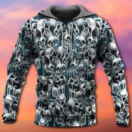 Skull It's Hot in Here - Hoodie - Owl Ohh - Owl Ohh