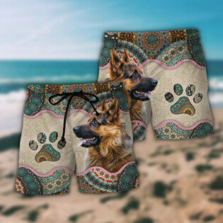 German Shepherd My Cool Dog Various Style - Beach Short - Owl Ohh - Owl Ohh
