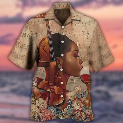 Music Lover Easily Distracted By Music And Wine - Hawaiian Shirt - Owl Ohh for men and women, kids - Owl Ohh