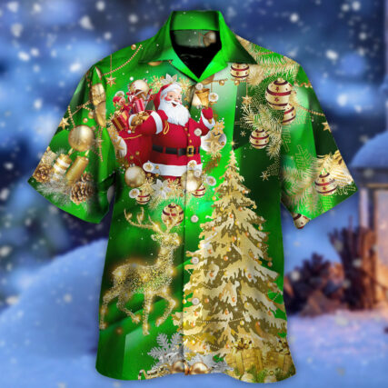 Christmas Tree Green Style - Hawaiian Shirt - Owl Ohh - Owl Ohh