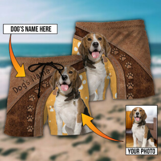 Dog Paw My Lovely Dog Classic Custom Photo Personalized - Beach Short - Owl Ohh - Owl Ohh