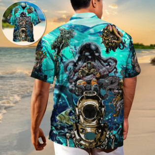 Scuba Diving A Day Without Scuba Diving Probably Wouldn't Kill Me But Why Risk It - Hawaiian Shirt - Owl Ohh-Owl Ohh