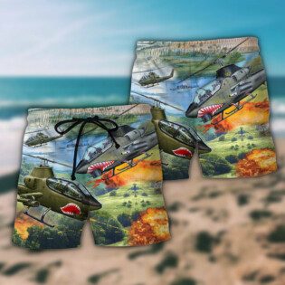 Combat Aircraft Military Planes - Beach Short - Owl Ohh - Owl Ohh