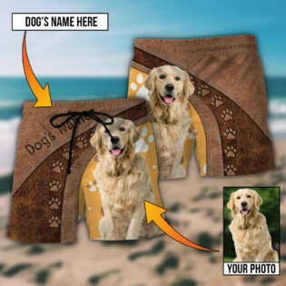 Dog Paw Various Style Custom Photo Personalized - Beach Short - Owl Ohh - Owl Ohh