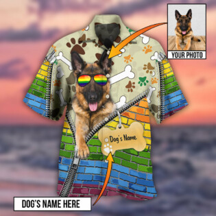 German Shepherd Dog Various Style Custom Photo Personalized - Hawaiian Shirt - Owl Ohh - Owl Ohh