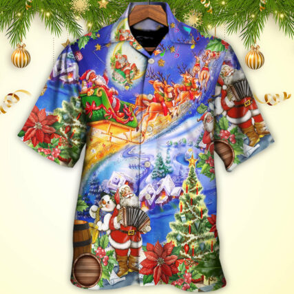 Christmas Santa Claus Love - Hawaiian Shirt - Owl Ohh - Owl Ohh