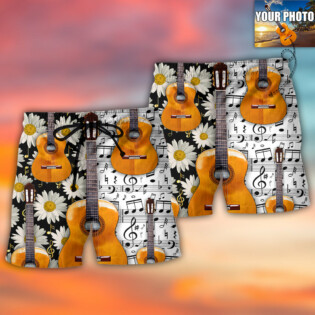 Guitar Various Style Custom Photo - Beach Short - Owl Ohh - Owl Ohh