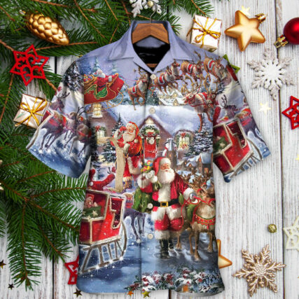 Christmas Santa Claus Comes Tonight - Hawaiian Shirt - Owl Ohh for men and women, kids - Owl Ohh