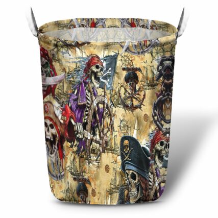 Skull Amazing Pirate Hunting - Laundry Basket - Owl Ohh - Owl Ohh