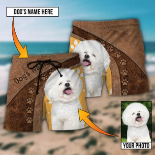 Dog Paw Various Style Custom Photo Personalized - Beach Short - Owl Ohh - Owl Ohh