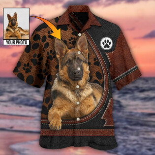 German Shepherd Dog Various Style Custom Photo Personalized - Hawaiian Shirt - Owl Ohh - Owl Ohh