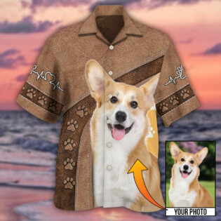 Dog Paw My Lovely Dog Classic Custom Photo Personalized - Hawaiian Shirt - Owl Ohh - Owl Ohh
