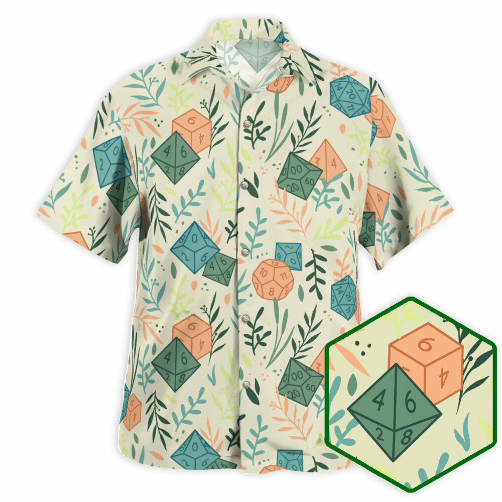 DnD Leaf Vintage Color - Hawaiian Shirt - Owl Ohh - Owl Ohh