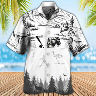 Baseball I Like Jeeps And Baseball - Hawaiian Shirt - Owl Ohh - Owl Ohh