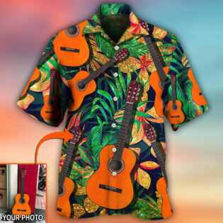 Guitar Various Style Tropical Custom Photo - Hawaiian Shirt - Owl Ohh - Owl Ohh