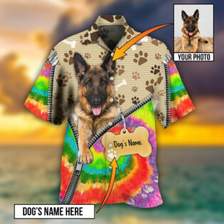 German Shepherd Dog Various Style Custom Photo Personalized - Hawaiian Shirt - Owl Ohh - Owl Ohh