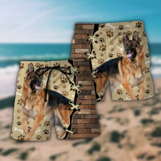German Shepherd Cool Dog Various Style - Beach Short - Owl Ohh - Owl Ohh
