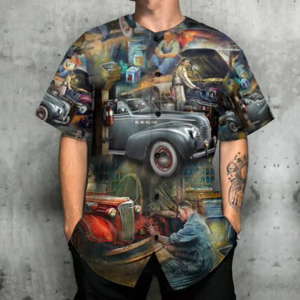 Car Auto Repair Is My Passion - Baseball Jersey - Owl Ohh - Owl Ohh