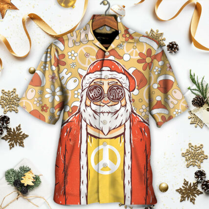 Christmas Santa Cutie Hippie Groovy - Hawaiian Shirt - Owl Ohh - Owl Ohh