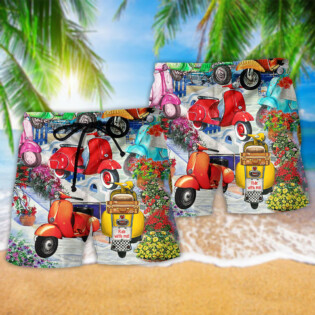 Scooter Chill With Your Scooters By Greece - Beach Short - Owl Ohh - Owl Ohh