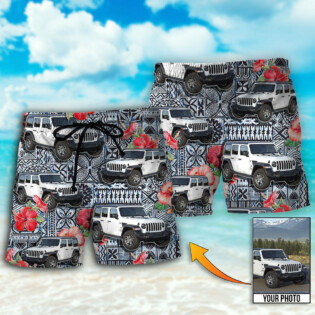 Car Cool Various Style Custom Photo - Beach Short - Owl Ohh - Owl Ohh
