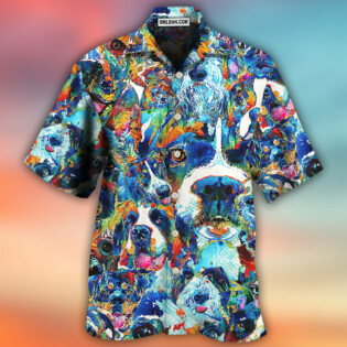 Dog Lover Delight Art Style - Hawaiian Shirt - Owl Ohh - Owl Ohh