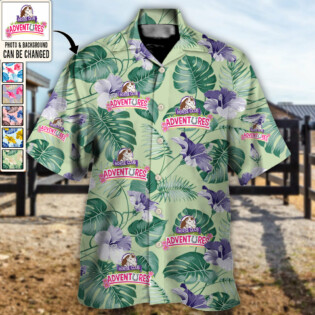 Horse Club You Want Tropical Style Custom Photo - Hawaiian Shirt - Personalized Photo Gifts for men and women, kids - Owl Ohh