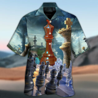 Chess Amazing Life Is A Chess Game Don't Waste A Move - Hawaiian Shirt - Owl Ohh - Owl Ohh