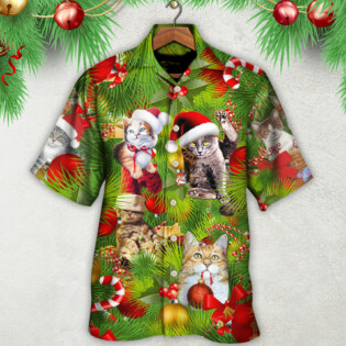 Christmas Cat It's Lazy Day - Hawaiian Shirt - Owl Ohh - Owl Ohh