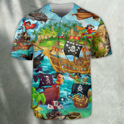 Pirate It's A Pirate Life For Me - Baseball Jersey - Owl Ohh