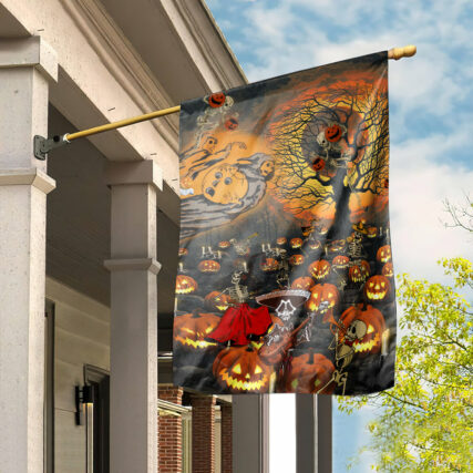 Skull Halloween Skull Darkness - House Flag - Owl Ohh - Owl Ohh