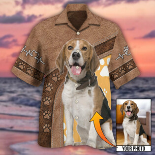Dog Paw My Lovely Dog Classic Custom Photo Personalized - Hawaiian Shirt - Owl Ohh - Owl Ohh