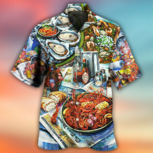 Food Sea Food And Drink Art Style - Hawaiian Shirt - Owl Ohh - Owl Ohh