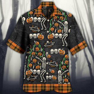 Halloween Skull 'Tis The Season To Be Creepy - Hawaiian Shirt - Owl Ohh - Owl Ohh