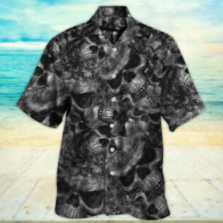 Skull Life's True Face Is The Skull - Hawaiian Shirt - Owl Ohh - Owl Ohh
