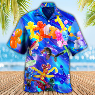 Balloon Modelling Amazing Colorful - Hawaiian Shirt - Owl Ohh - Owl Ohh