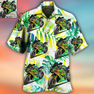 Motorcycle My Sweet Lover Custom Photo - Hawaiian Shirt - Owl Ohh - Owl Ohh