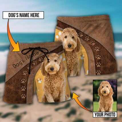 Dog Paw Various Style Custom Photo Personalized - Beach Short - Owl Ohh - Owl Ohh
